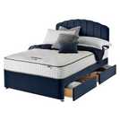Silentnight Memory Kingsize 4 Drawer Divan Bed - Blue