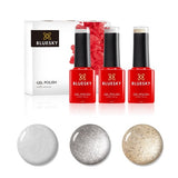 Bluesky mini trio set metallic sheen gel nail polish 5ml x 3 - British product