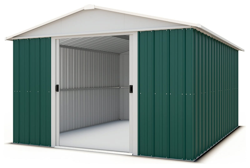 YardMaster Deluxe metal shed 10 x 10ft (British brand)