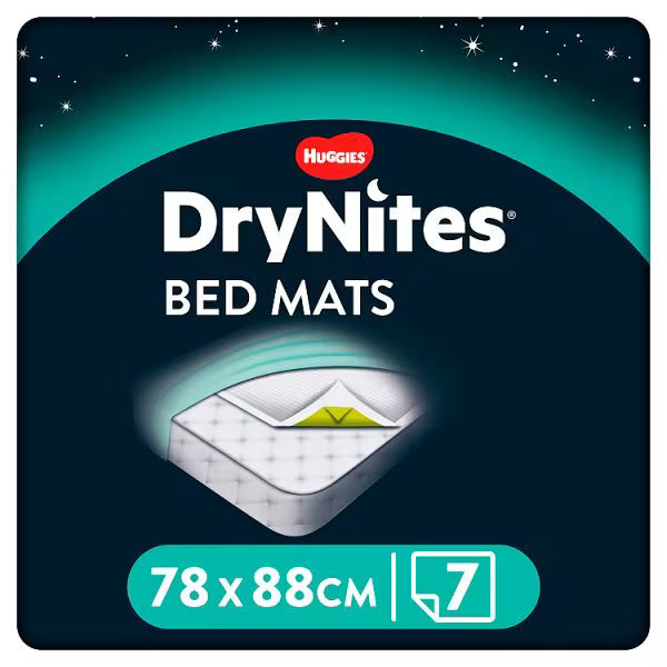 Huggies DryNites waterproof bed mat for mattress protection, UK version