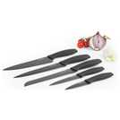 Salter 5 piece knife block set black (British brand)