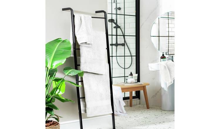 Habitat Cotton Supersoft white 4 piece towel set, UK version