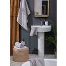 Habitat Cotton Supersoft Silver Towel Bale 4 Piece, UK version