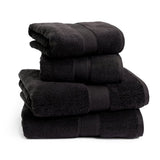 Habitat cotton supersoft black towel bale 4 piece, UK version