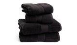 Habitat cotton supersoft black towel bale 4 piece, UK version