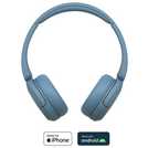 Sony WH-CH520 Blue wireless Bluetooth headphones (British brand)