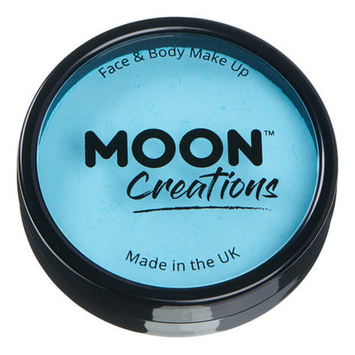 Moon Creations Pro Face Paint Cake Pot Light Blue