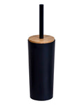 Showerdrape Black Sonata toilet brush holder (British brand)