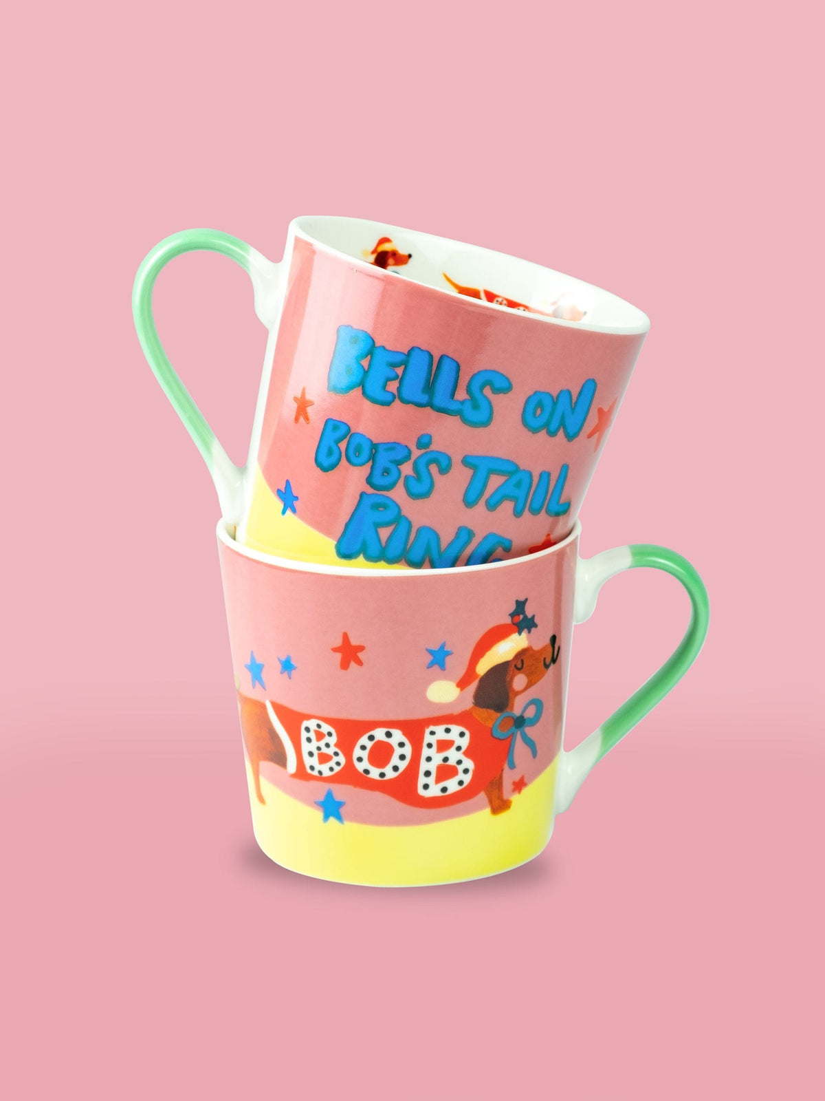 Eleanor Bowmer Bells on Bob Christmas Mug Set
