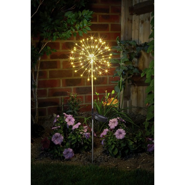 Argos Home Warm White Starburst Solar Stake Light