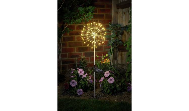 Argos Home Warm White Starburst Solar Stake Light