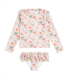 Olga Valentine Floral Print 2-Piece Swimsuit 2-10 Years, imported from the UK