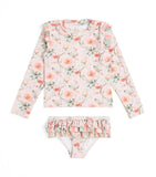 Olga Valentine Floral Print 2-Piece Swimsuit 2-10 Years, imported from the UK