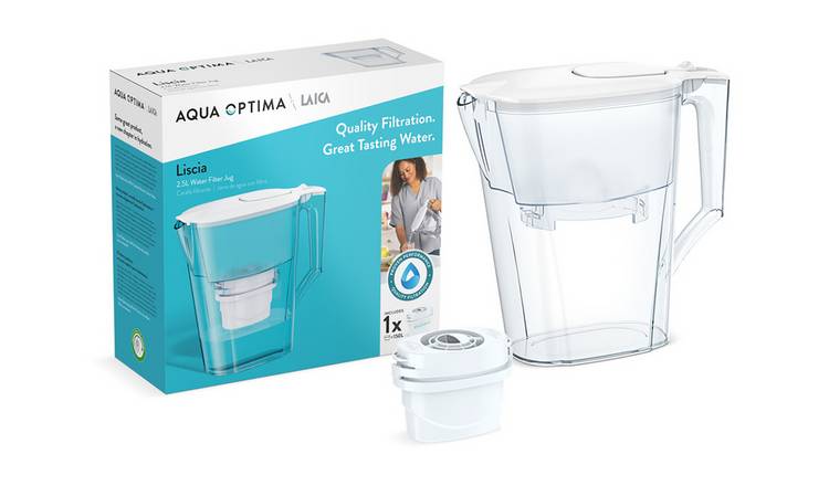 Aqua Optima Liscia water filter jug 2.5 litres - British product