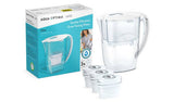 Aqua Optima Oria Water Filter Jug with 3 Filter Cartridge
