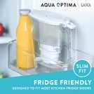 Aqua Optima Liscia water filter jug white 2.5L - British product