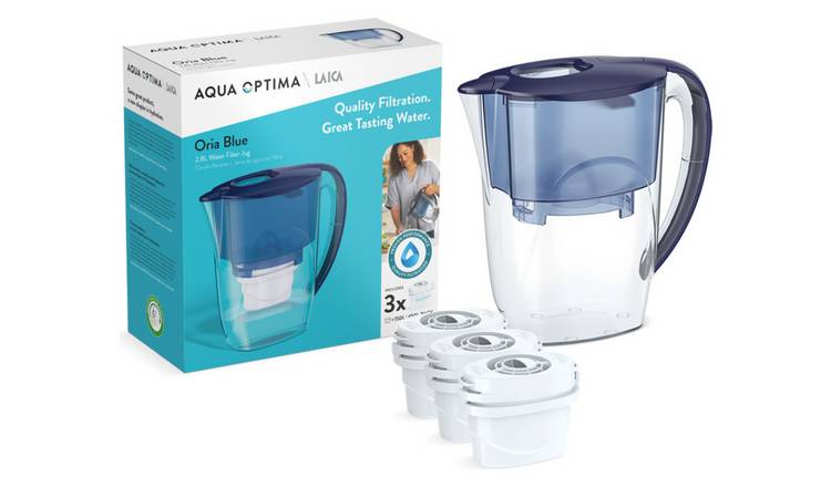 Aqua Optima Oria water filter jug 2.8 litres - British product