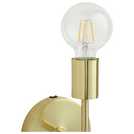Argos Home Rayner Plug in Wall Light - Brass