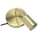 Argos Home Rayner Plug in Wall Light - Brass