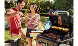 Char-Broil 3 burner gas and charcoal hybrid barbecue - British product