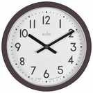 Acctim Elstow Retro Analogue Wall Clock - Black