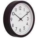 Acctim Elstow Retro Analogue Wall Clock - Black