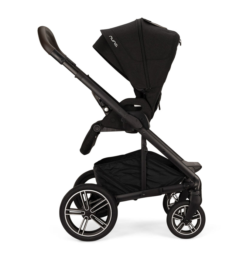 Nuna MIXX Next Pushchair and Carry Cot, ARRA Flex Car Seat and BASE Curv Adaptor Bundle