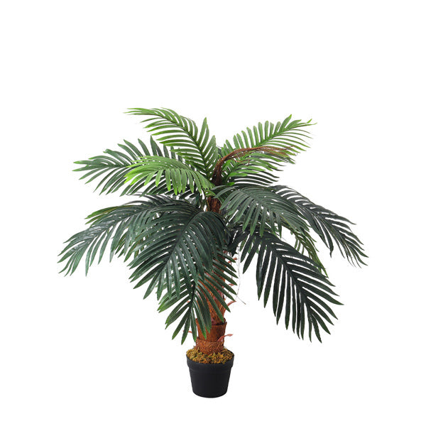 Livingandhome artificial palm tree potted plant 100cm height - British product