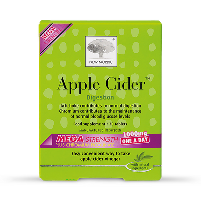 New Nordic Apple Cider Mega Dietary Supplement 30 Tablets