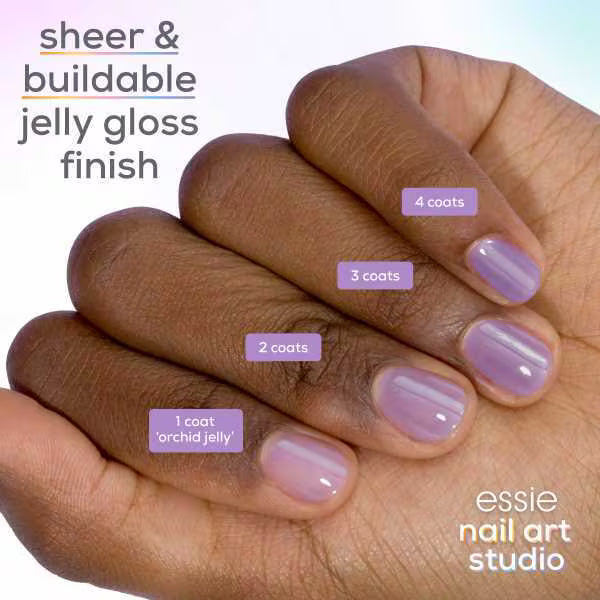 Essie Jelly Gloss nail polish 100 Sky Jelly, UK version