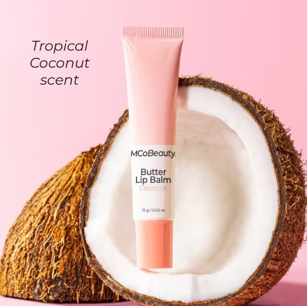 MCoBeauty Butter Lip Balm Coconut, imported from the UK