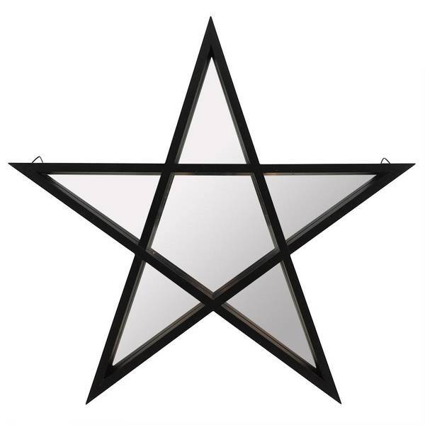 Something Different pentagram wall mirror 40x40cm (British brand)