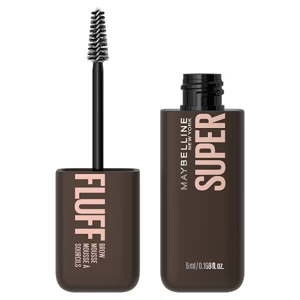Maybelline Super Fluff eyebrow mousse Black Brown, imported from the UK