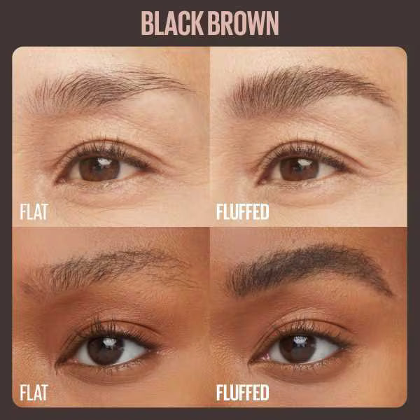 Maybelline Super Fluff eyebrow mousse Black Brown, imported from the UK