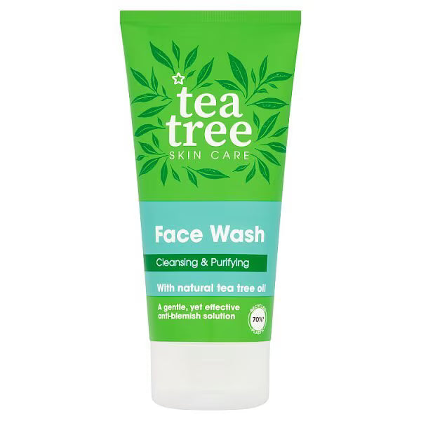 Tea Tree Face Wash 150ml bottle (British brand)