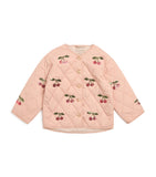 KONGES SLOJD Sequin Flora jacket for children aged 9 months to 10 years, UK version