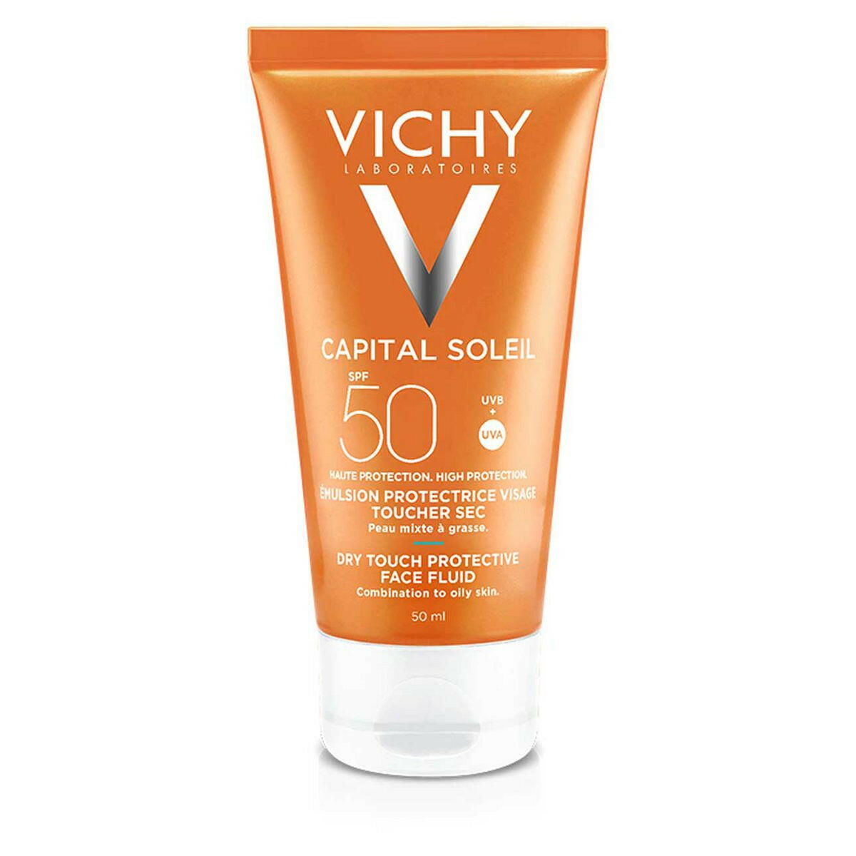 Vichy Ideal Soleil Mattifying Face Dry Touch Sun Cream SPF50 50ml GOODS Boots   