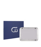 Greggio silver plated Georgian rectangular tray with handles 41cm x 30cm, UK version