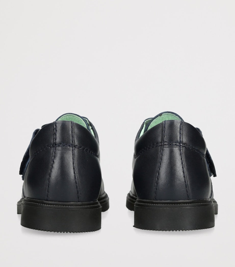 Papouelli Leather Fergus school shoes, imported from the UK