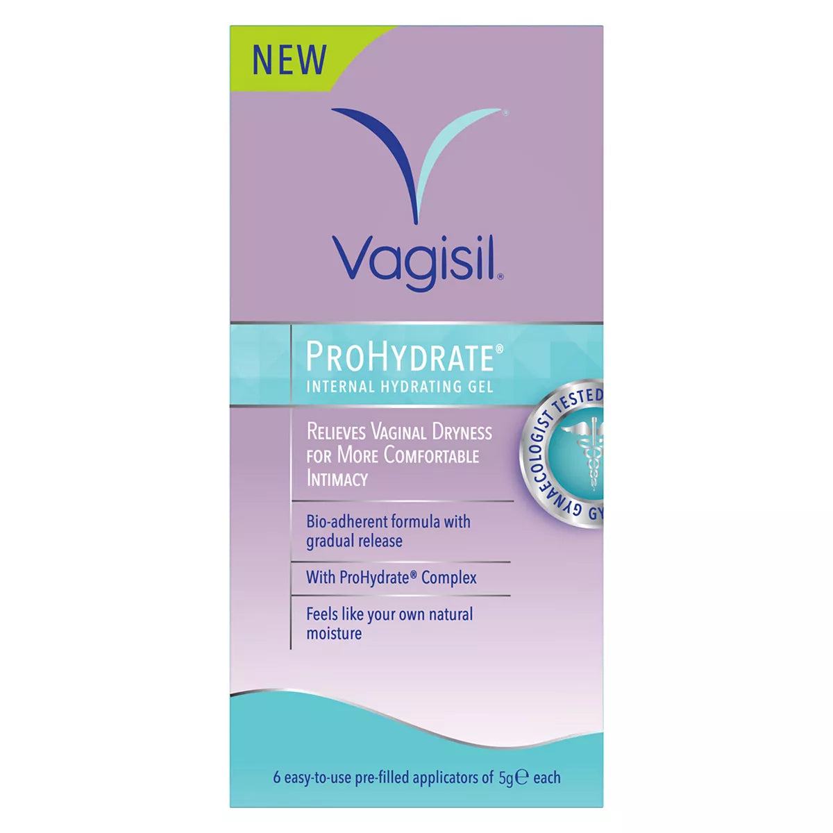 Vagisil ProHydrate Internal Hydrating Gel - 6 x 5g pre-filled applicators - McGrocer