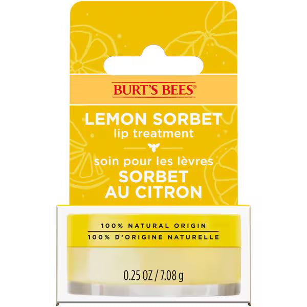 Burt's Bees lip treatment lemon sorbet 7g - British product