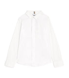 BOSS Kidswear cotton-blend concealed-placket shirt 4-16 years - British product