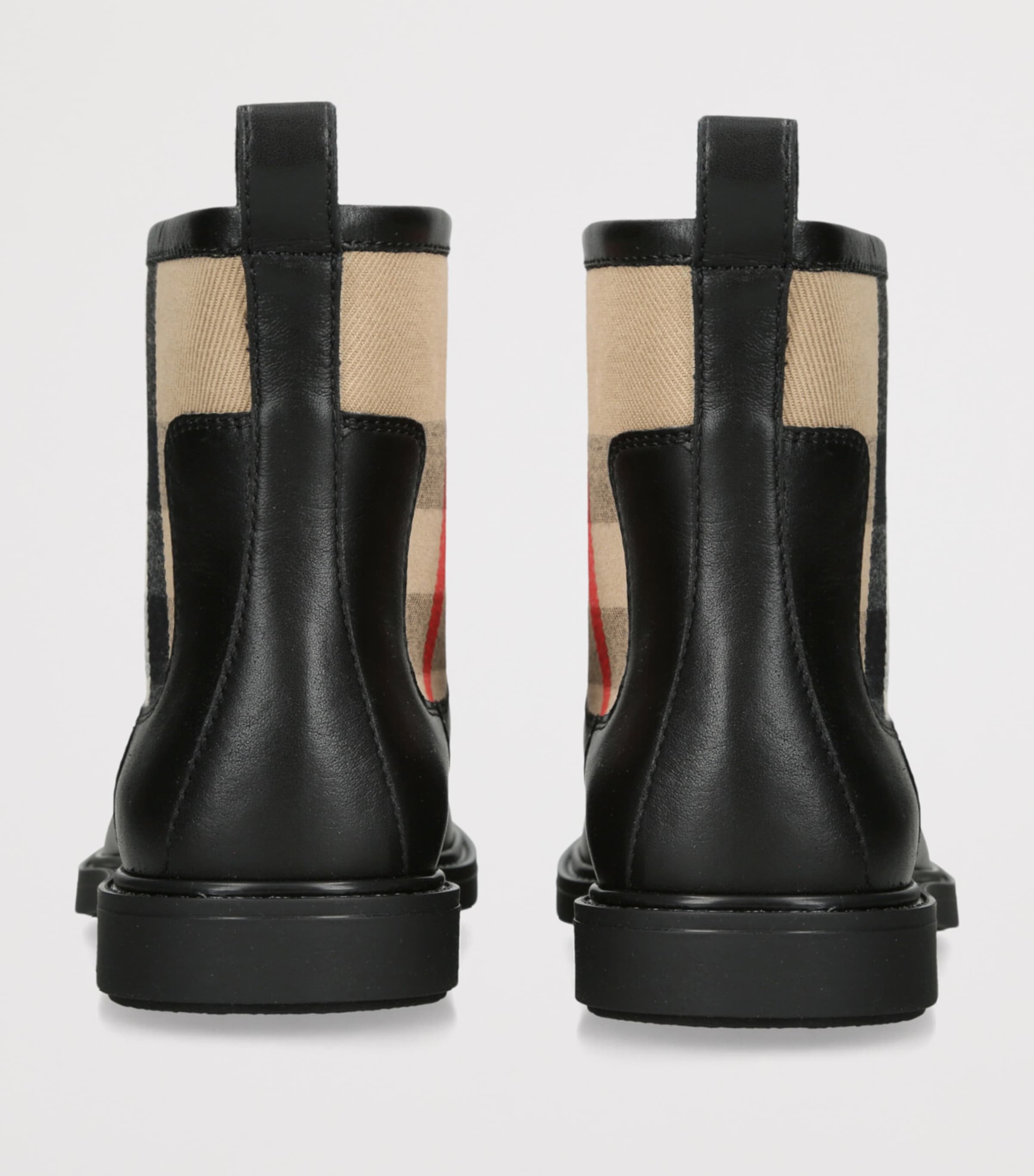 Burberry Kids Leather Sidney Ankle Boots - British product