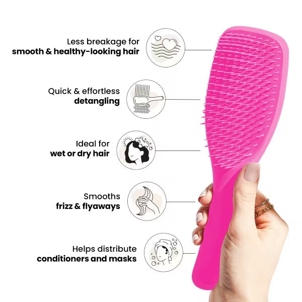 Tangle Teezer Ultimate Detangler Runway Pink Hair Tool (British brand)