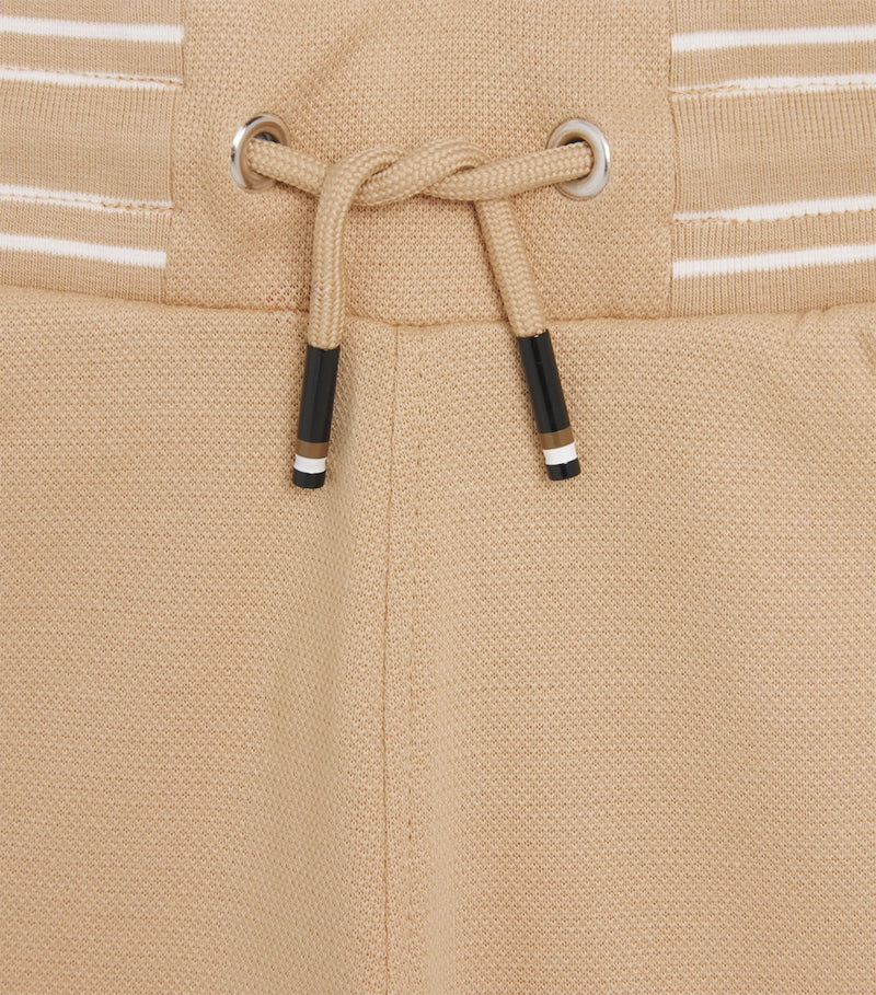 BOSS Kidswear cotton piqué sweat shorts 4-16 years - British product