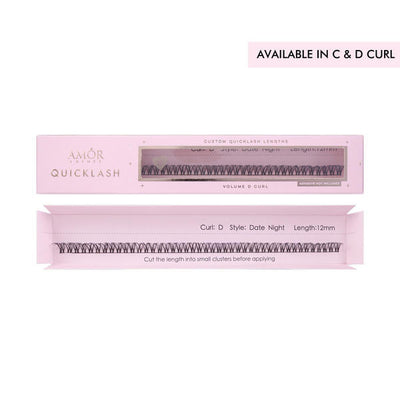 House of Amor Date Night Length Volume D Curl 12mm Medium False Eyelashes