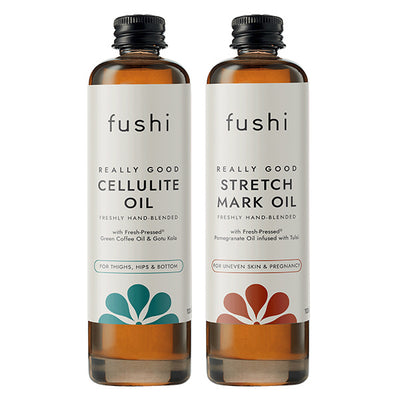 Fushi Body Brilliance Duo Stretch Mark and Cellulite Oils 100ml