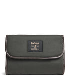 Barbour wax hanging wash bag - British product