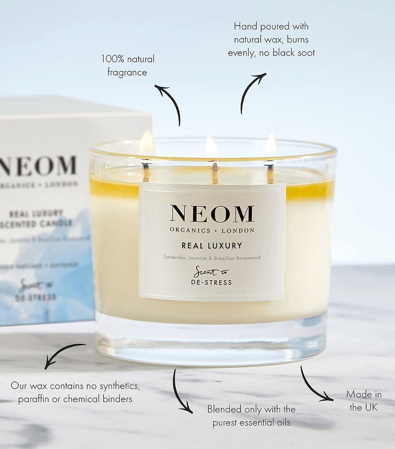NEOM Real Luxury 3-Wick Candle (420g)