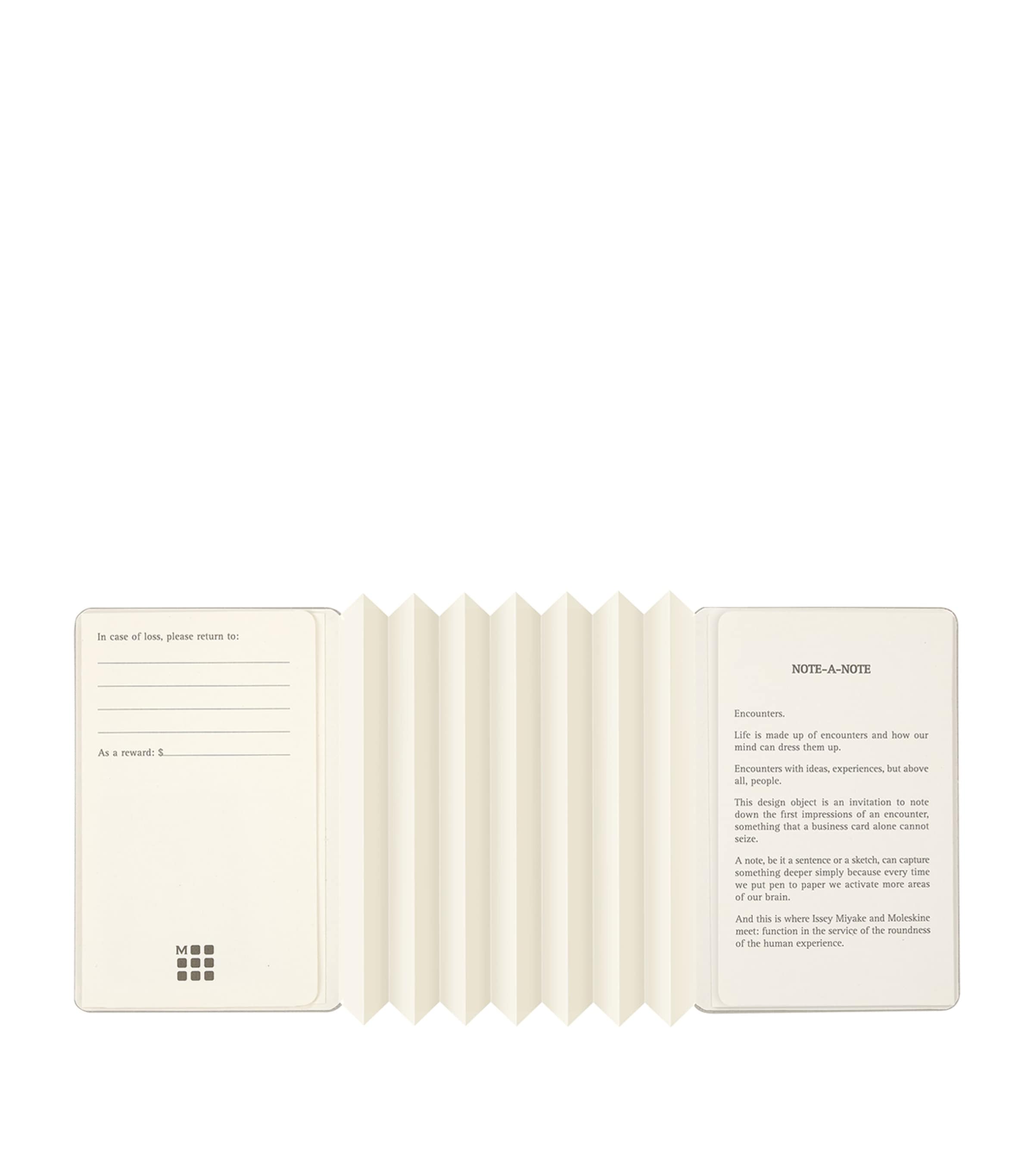 Moleskine x Miyake Design Studio business card holder, imported from the UK
